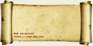 Andjelina Ršumović vizit kartica